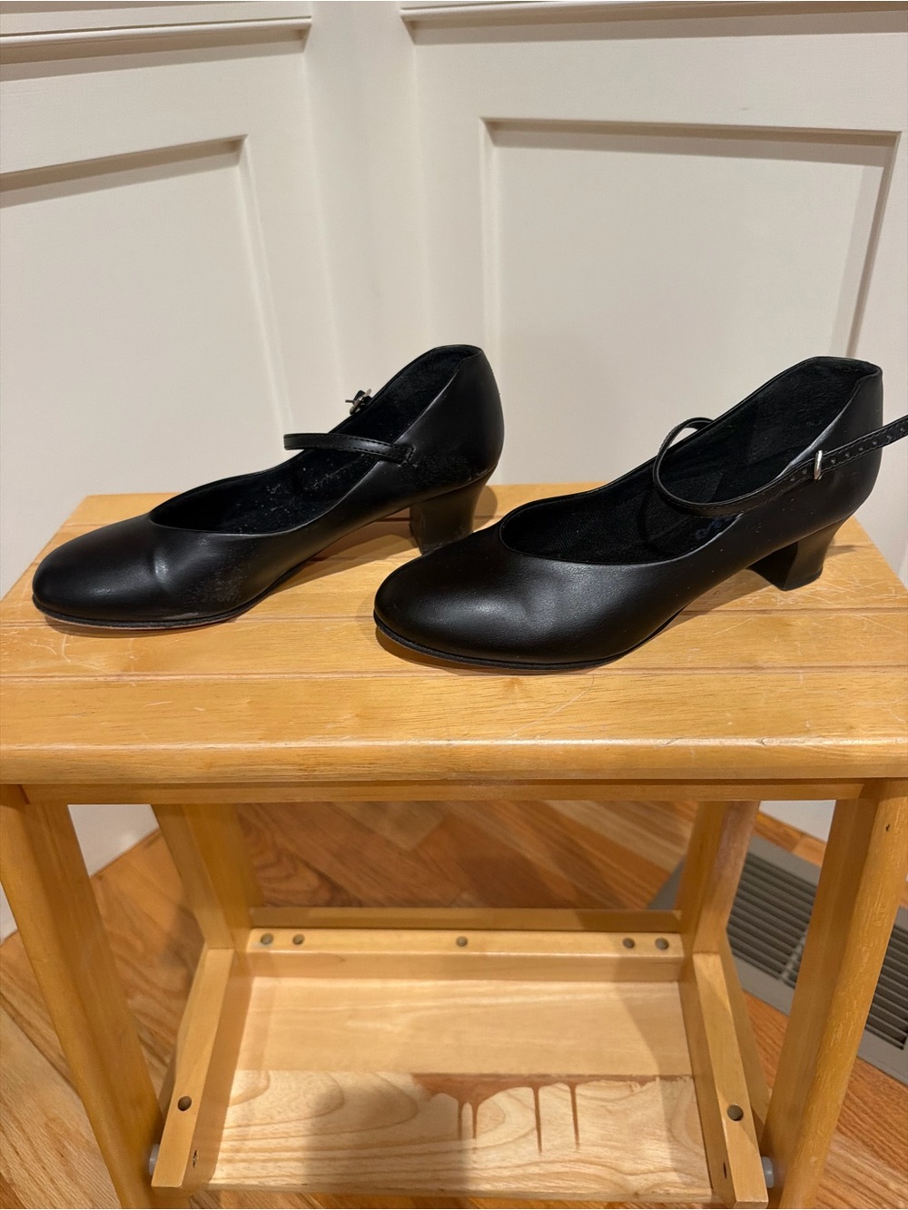 Capezio Black Mary Jane Low Heel Shoes